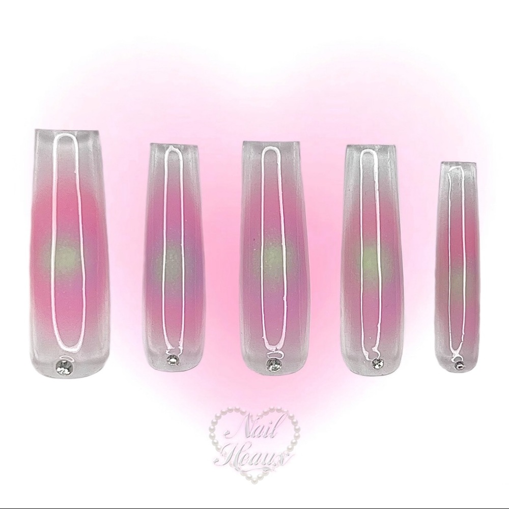 PASTEL ENERY Reusable Press On Nails